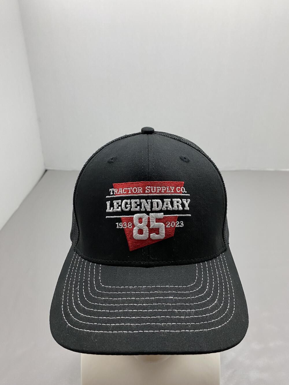 Tractor Supply Co Hat Cap Snap Back One Size Black Trucker Baseball Cap Mens